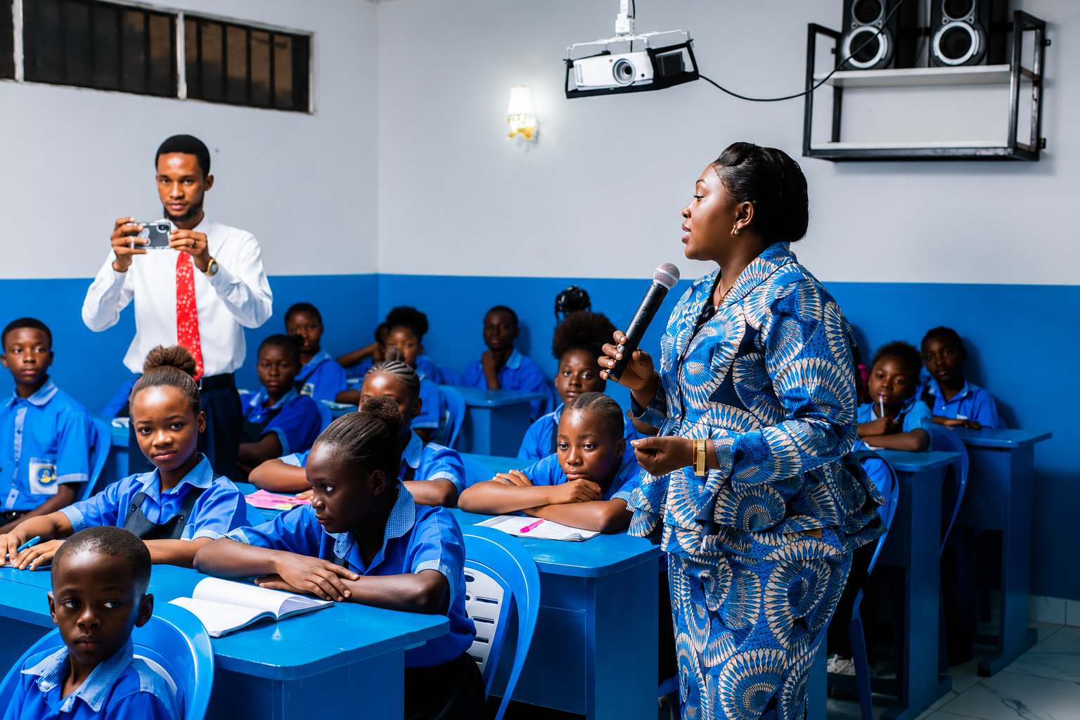 Cours en salle aux Humanités