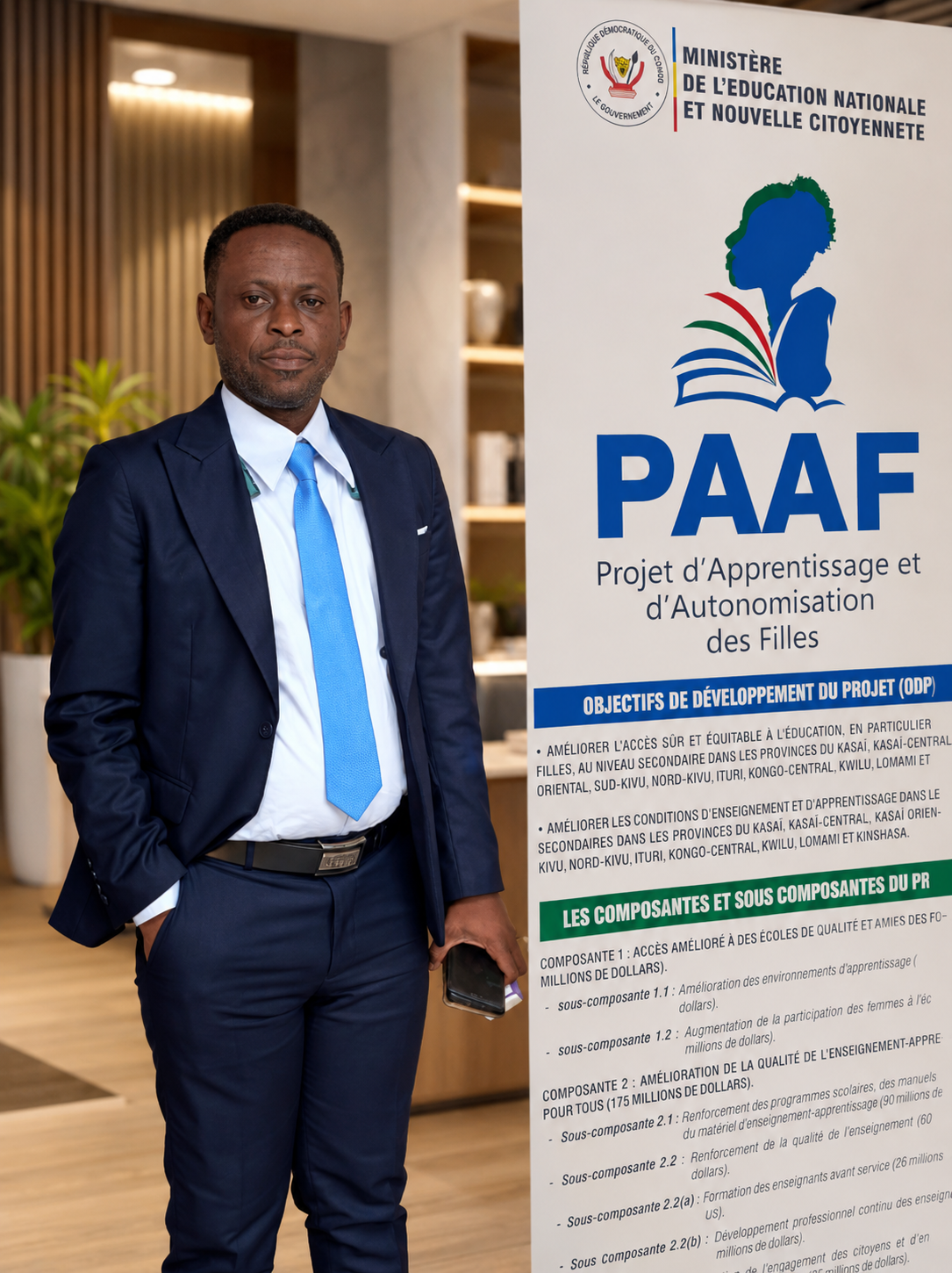 Portrait du promoteur de Rehoboth International School